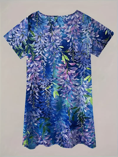 Viviane™ | Robe Élégante à Motifs Floraux