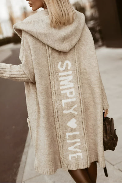 Ambroisine™ | Long Cardigan en Maille