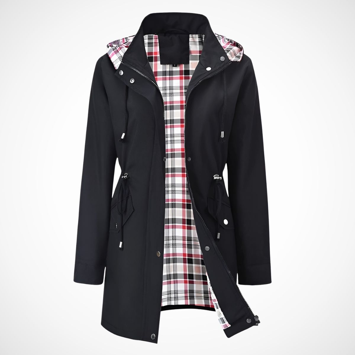 Iris™ | Veste Imperméable à Carreaux