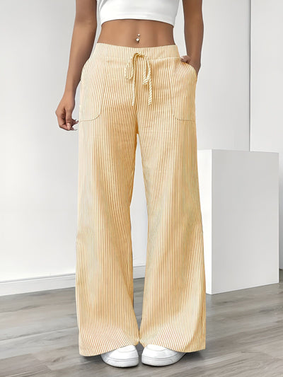 Disa™ | Pantalon Rayé Élégant