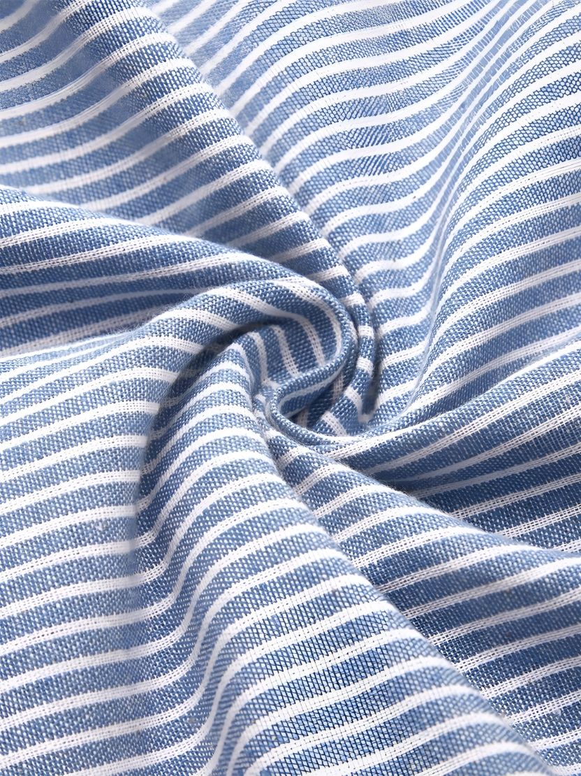 Adéline™ | Robe Midi Élégante à Rayures