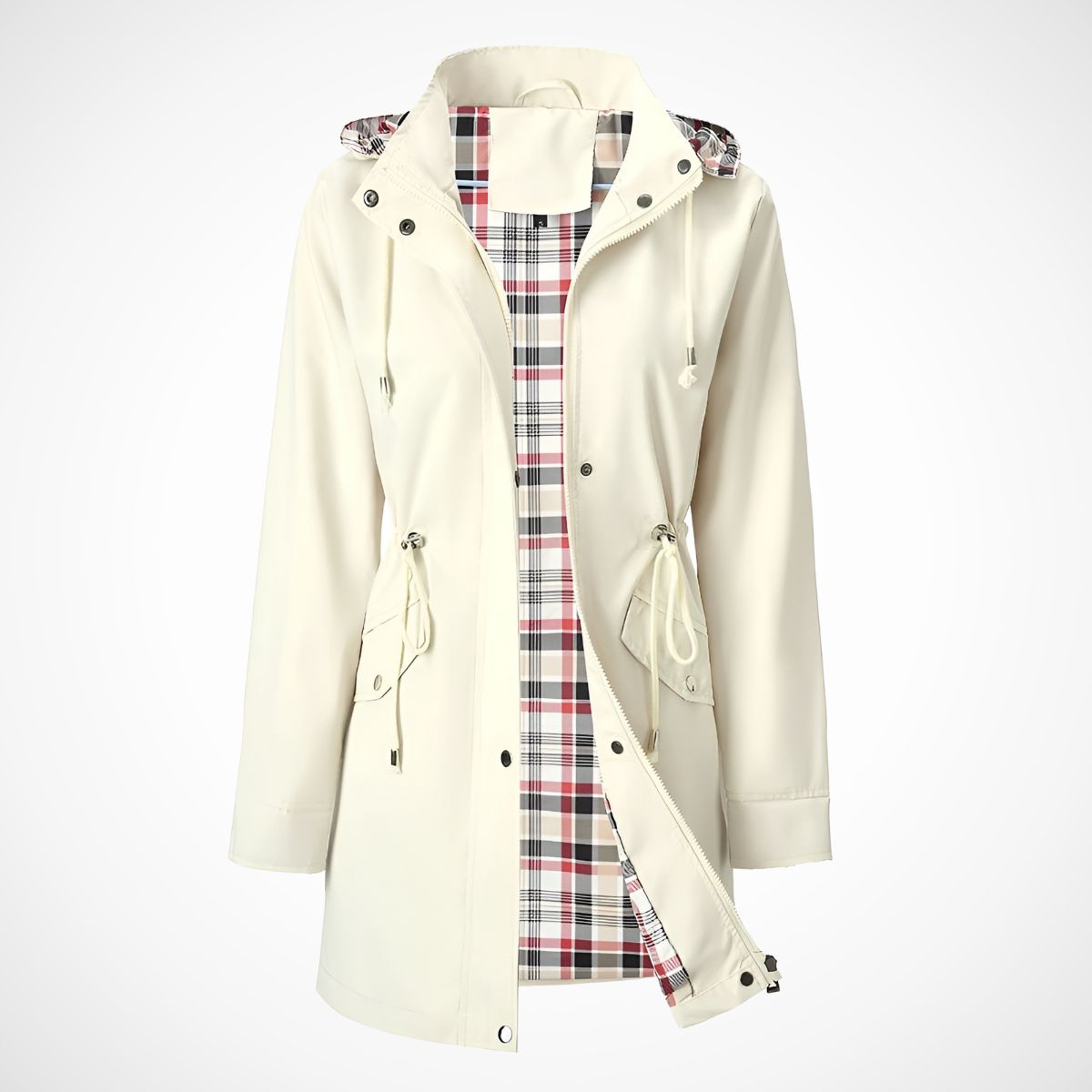 Iris™ | Veste Imperméable à Carreaux