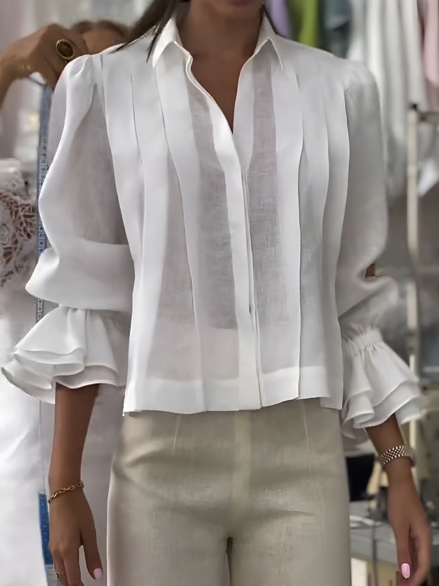 Véra™ | Blouse à Revers
