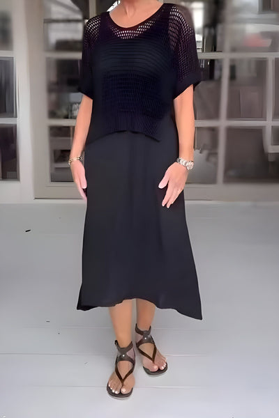 Pauline™ | Robe d'été avec Haut en Tricot