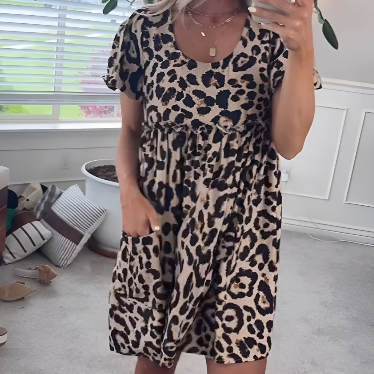 Léora™ | Robe à Imprimé Léopard