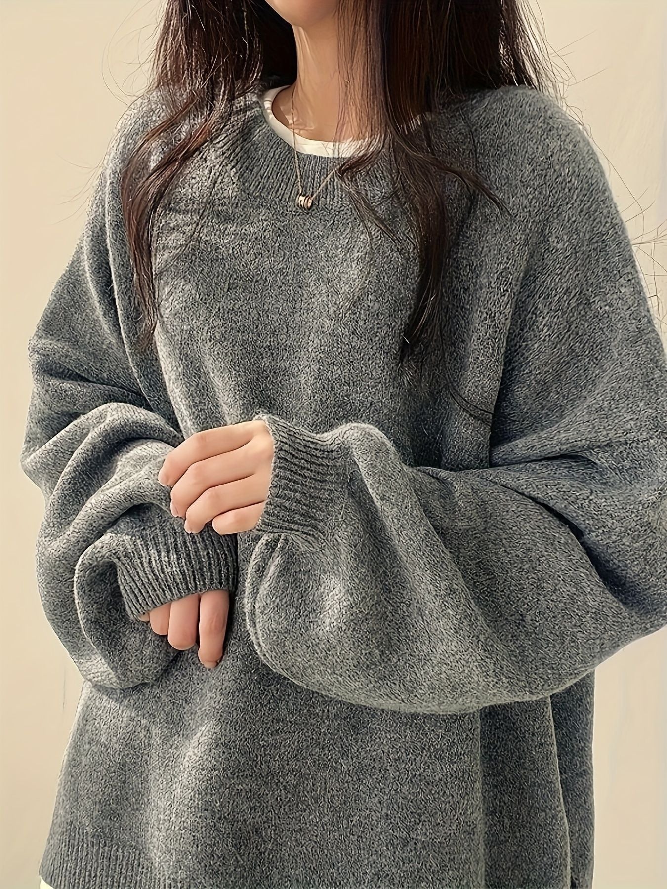 Noémie™ | Pull décontracté à Col Rond