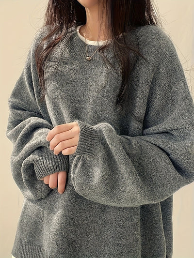 Noémie™ | Pull décontracté à Col Rond