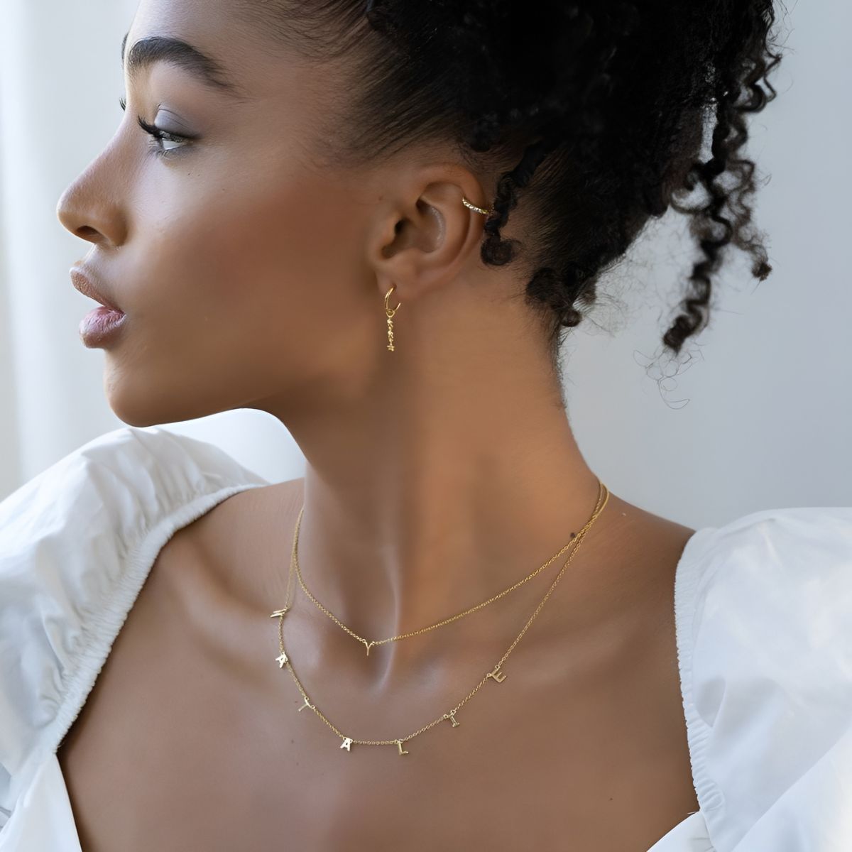 Aurélya™ | Collier avec Initiales Personnalisées