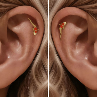 Koïra™ | Boucles d’Oreilles Poisson Koi