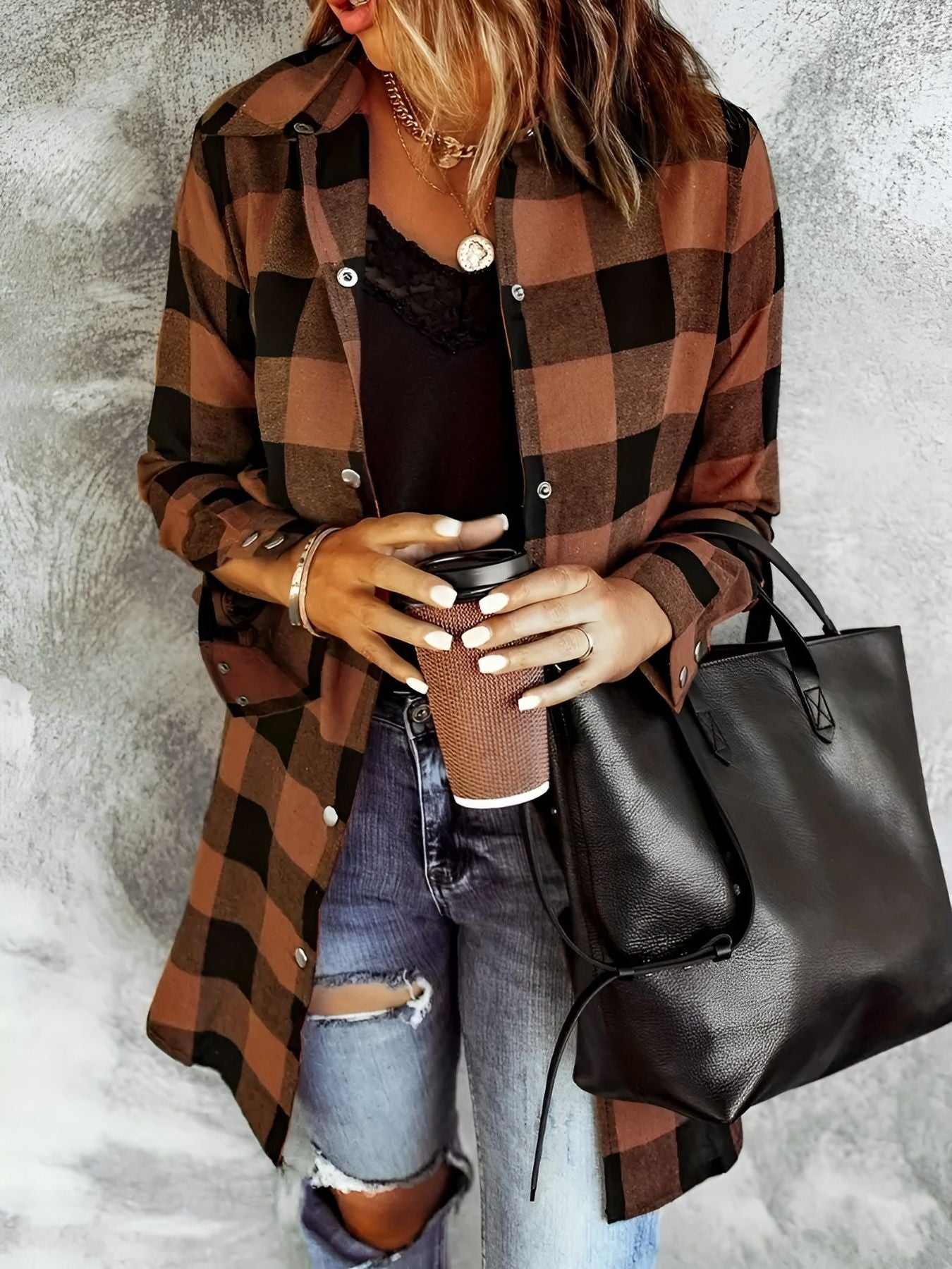Manon™ | Chemise à Carreaux