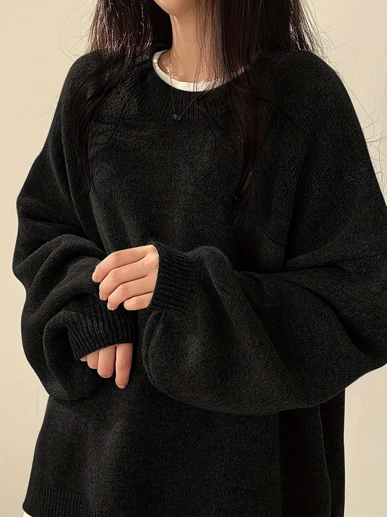 Noémie™ | Pull décontracté à Col Rond