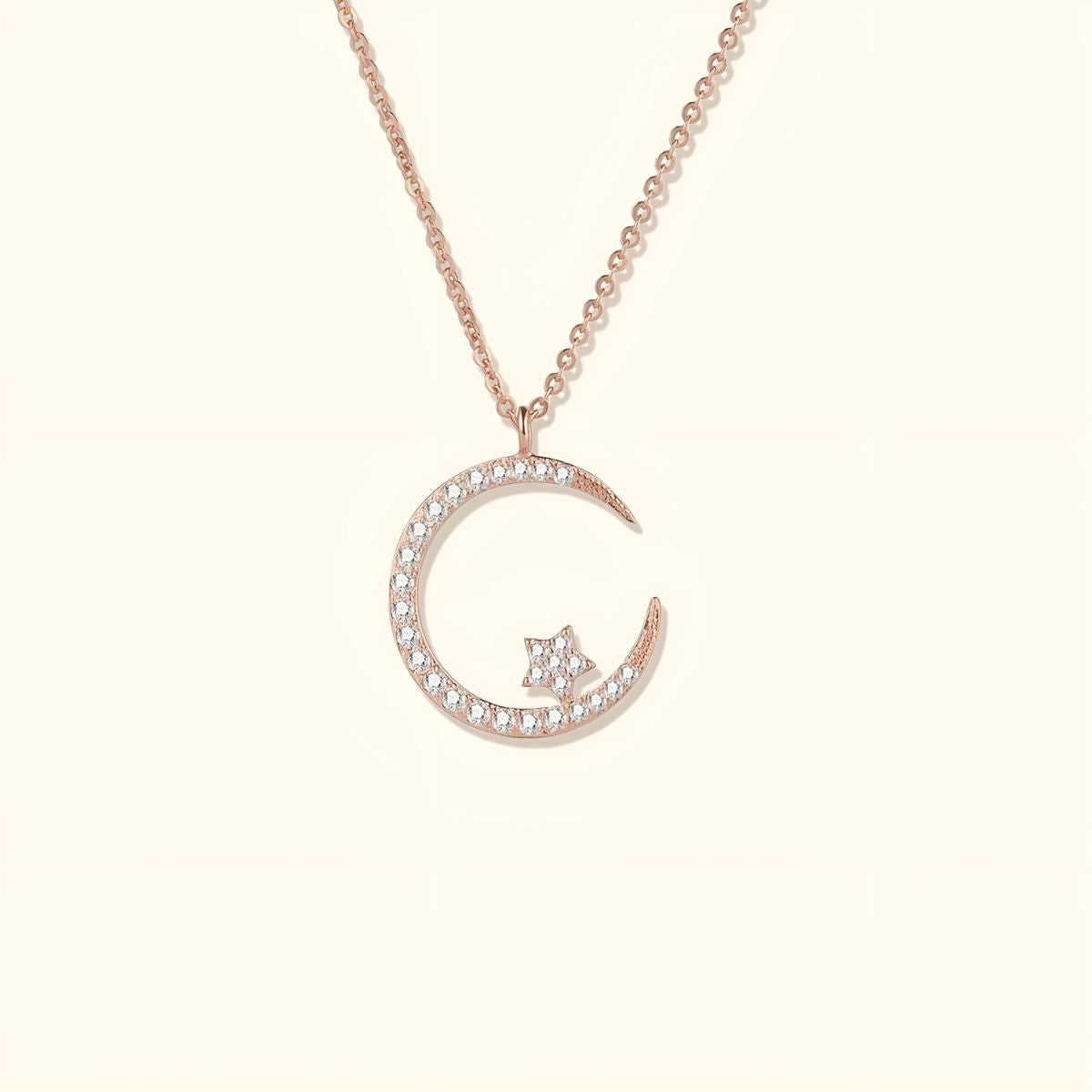 Lunéria™ | Collier Lune et Étoiles