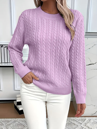 Audrey™ | Pull à Manches Longues Côtelé