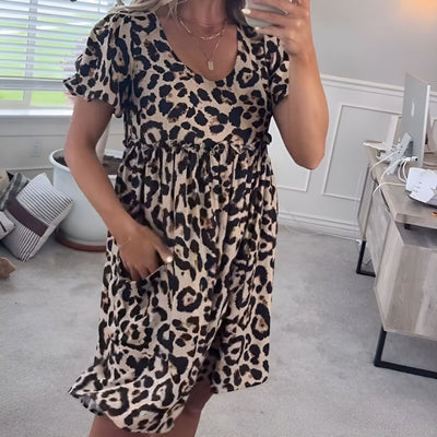 Léora™ | Robe à Imprimé Léopard