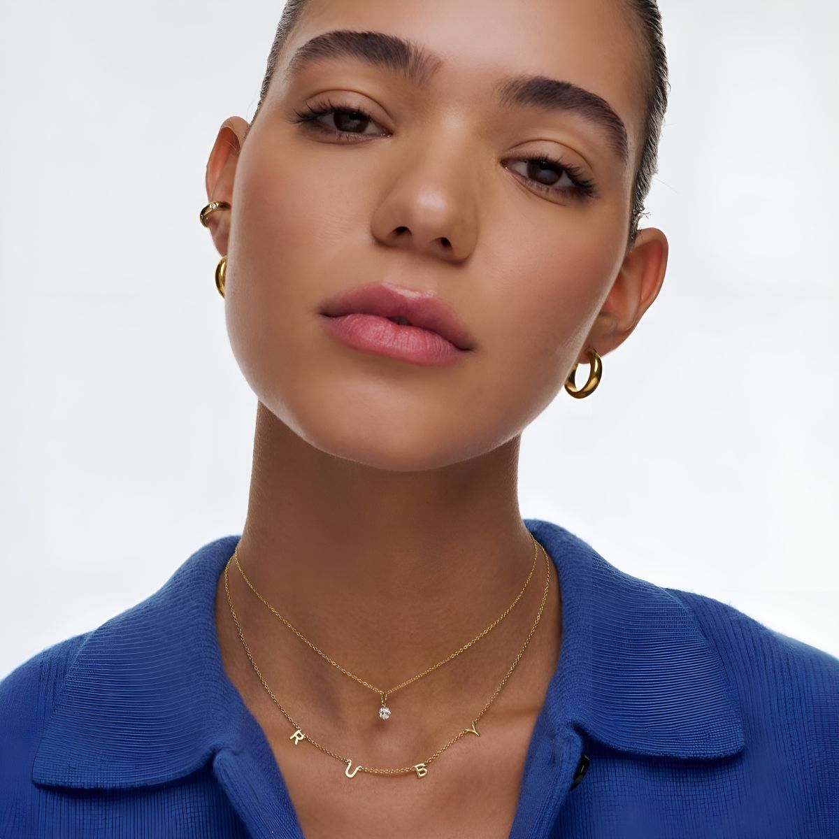 Aurélya™ | Collier avec Initiales Personnalisées