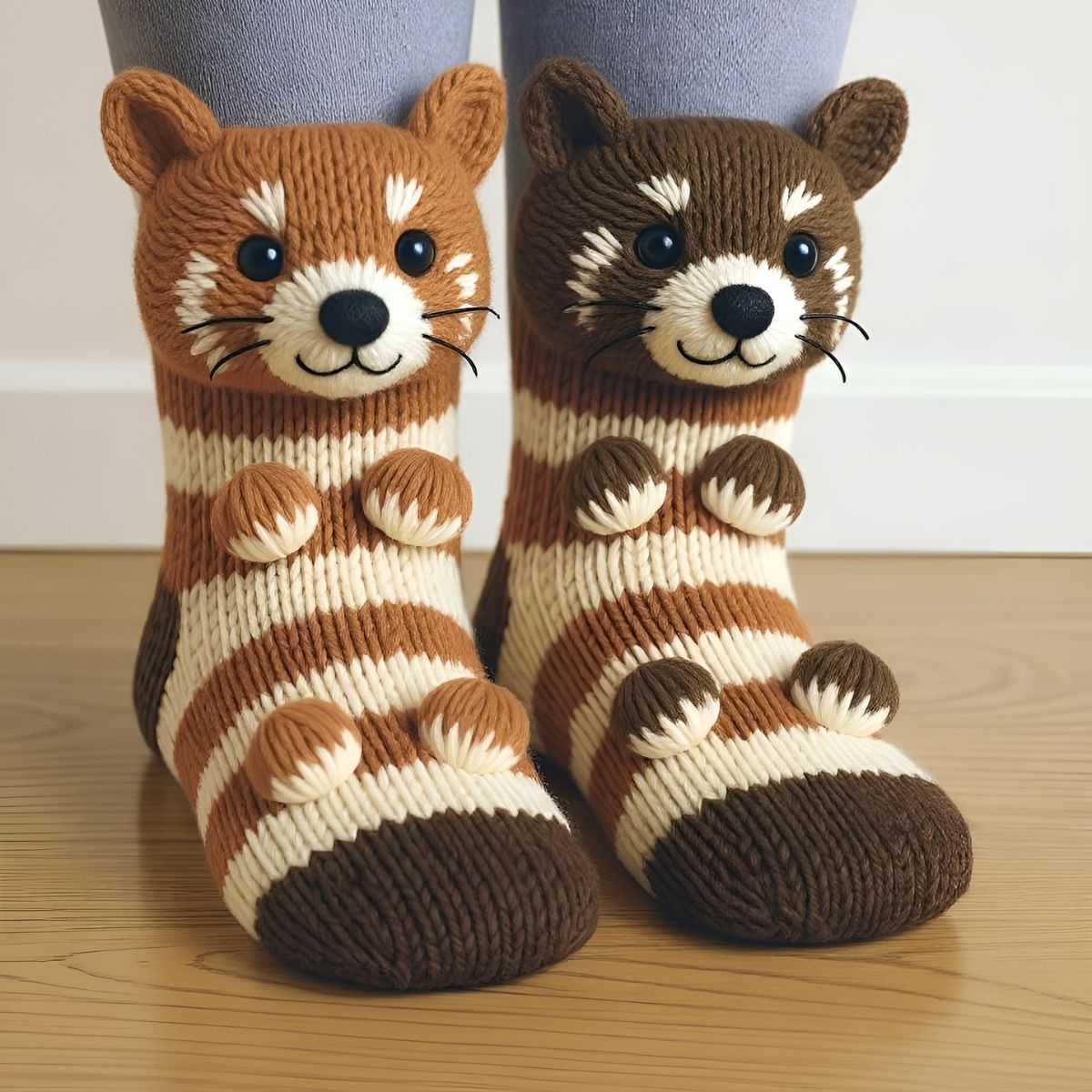 DouxPattes™ | Chaussettes Confortables à Motifs Animaux