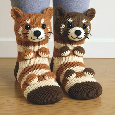 DouxPattes™ | Chaussettes Confortables à Motifs Animaux
