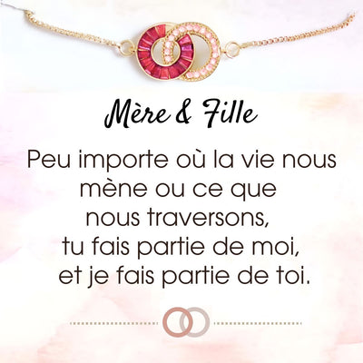 LienCoeur™ | Bracelet Mère-Fille Personnalisé