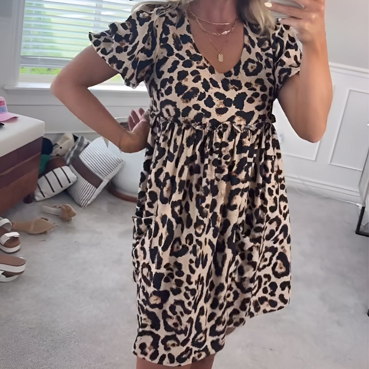 Léora™ | Robe à Imprimé Léopard