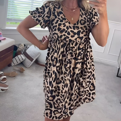 Léora™ | Robe à Imprimé Léopard