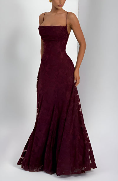Émilie™ | Robe longue à Corset en Dentelle