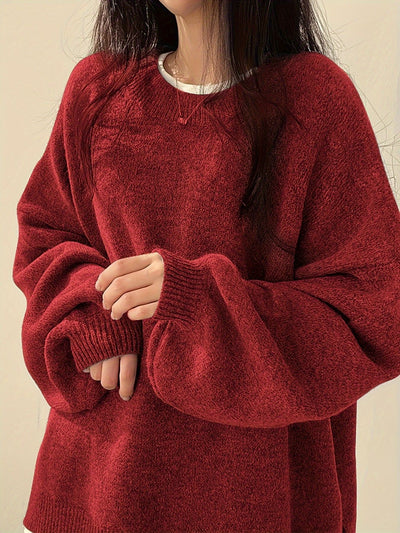 Noémie™ | Pull décontracté à Col Rond