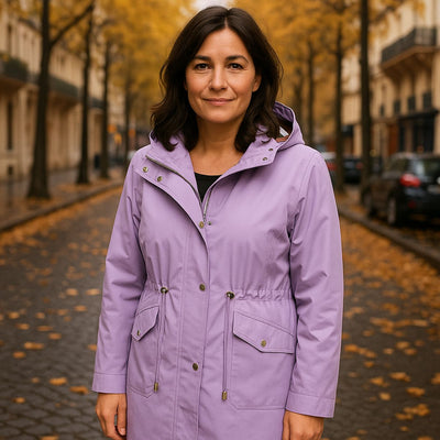 Iris™ | Veste Imperméable à Carreaux