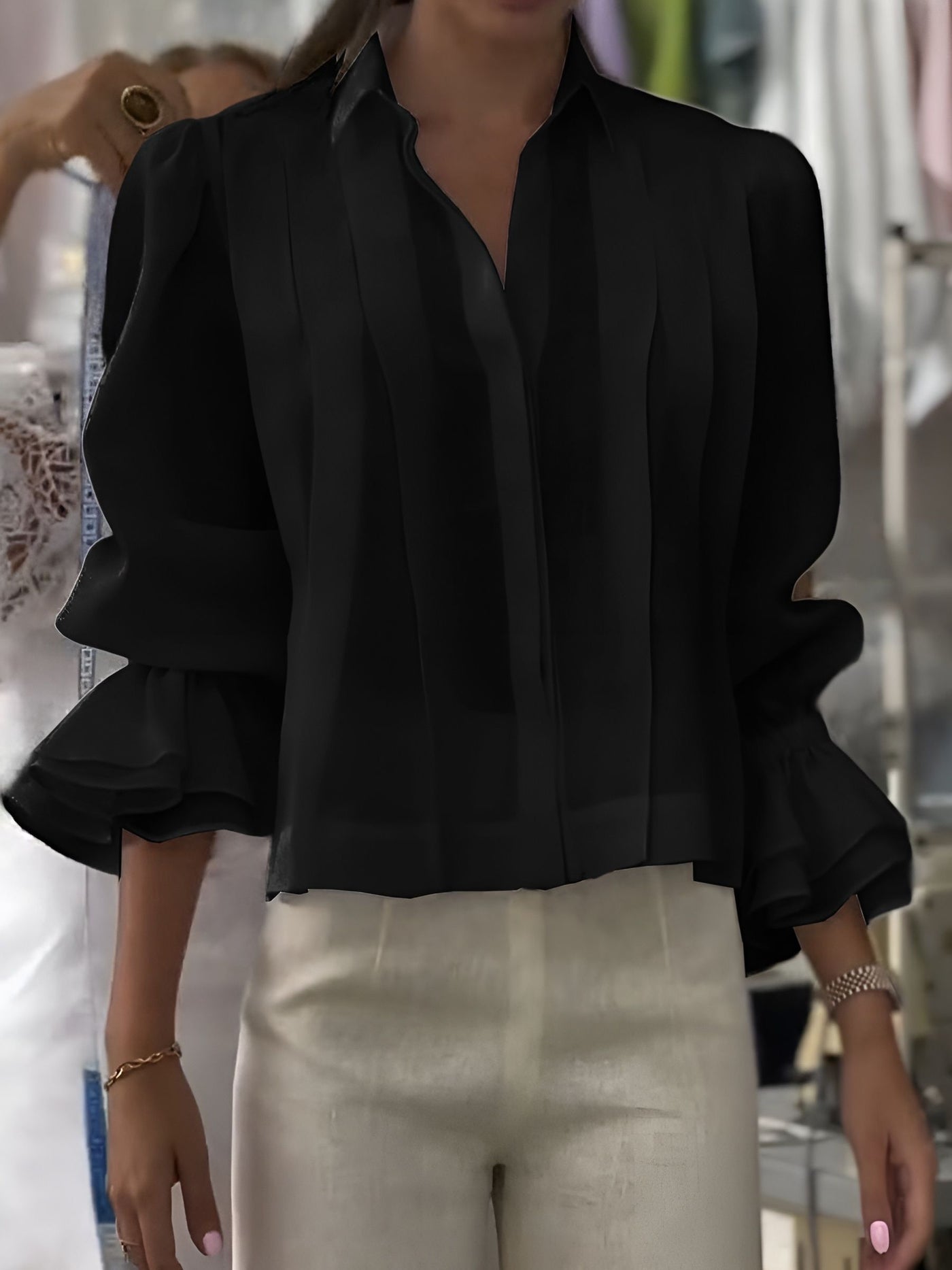 Véra™ | Blouse à Revers