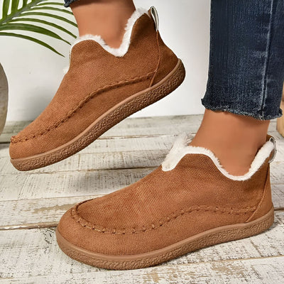 Myrtille™ | Chaussons en Peluche d’Hiver