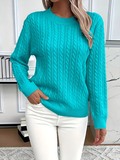 Audrey™ | Pull à Manches Longues Côtelé