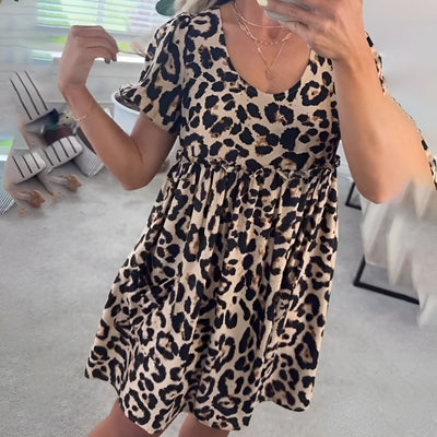 Léora™ | Robe à Imprimé Léopard