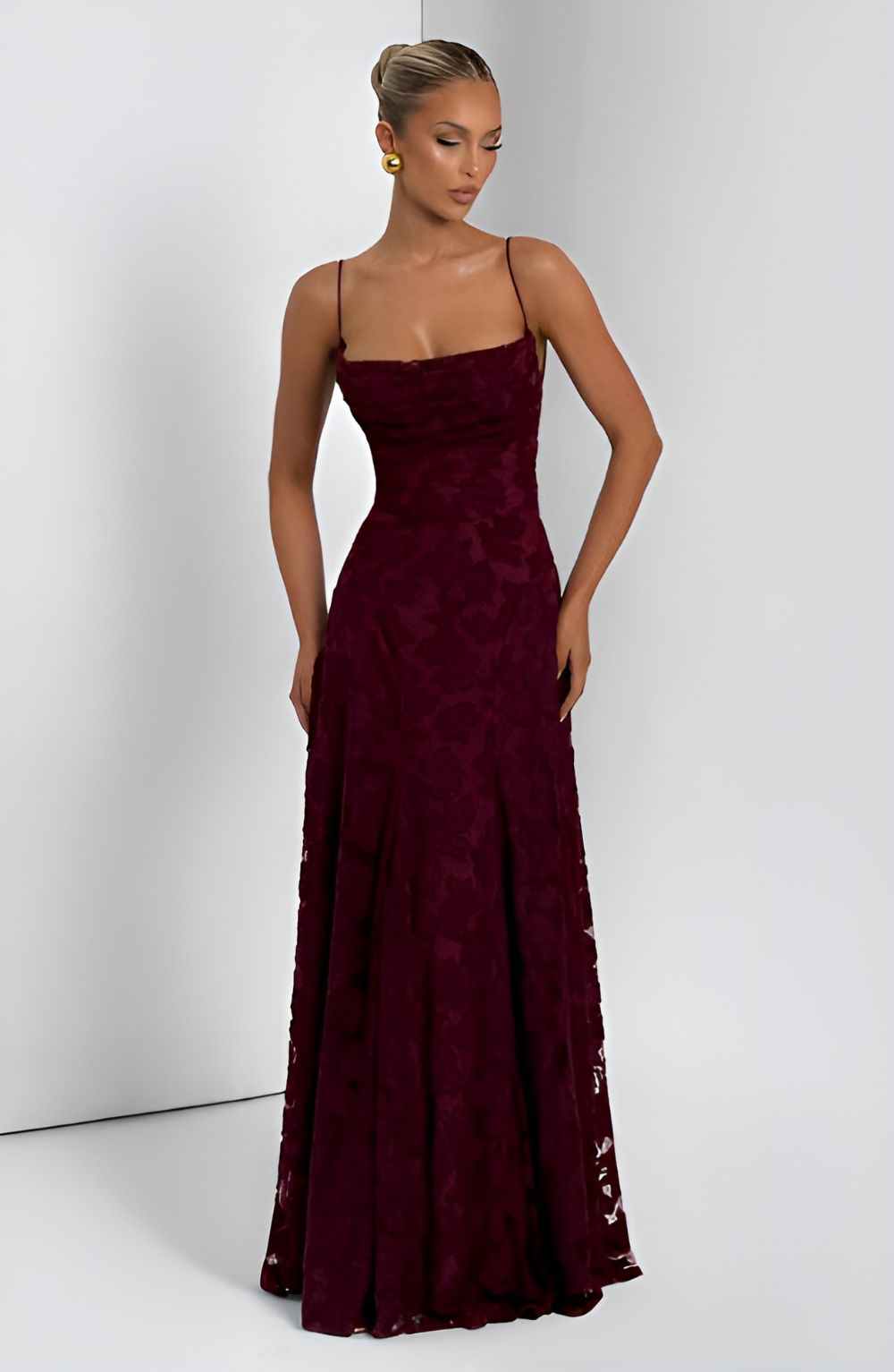 Émilie™ | Robe longue à Corset en Dentelle