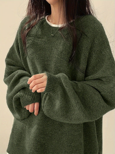 Noémie™ | Pull décontracté à Col Rond