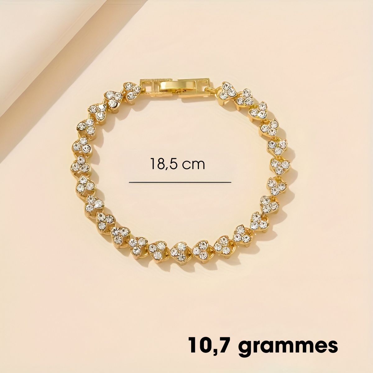 Rhinerva™ | Élégant Ensemble Montre et Bracelet en Acier Inoxydable avec Strass