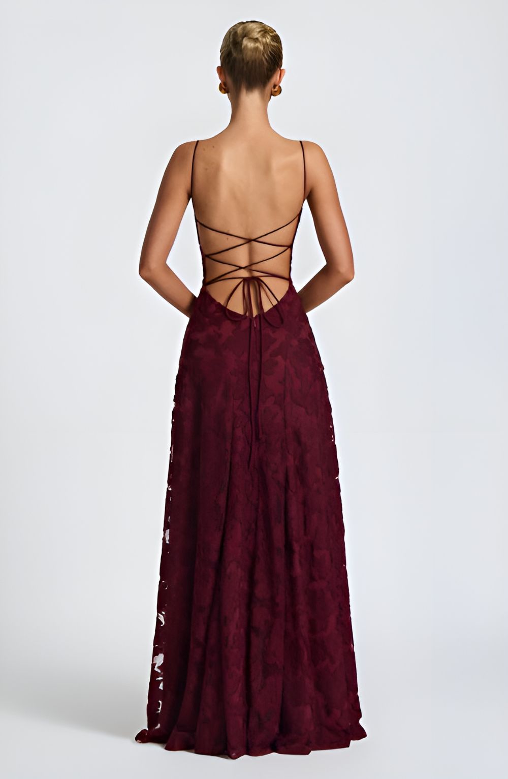 Émilie™ | Robe longue à Corset en Dentelle