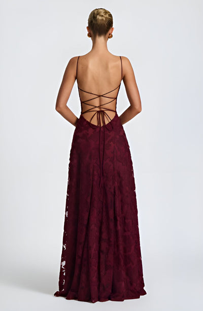Émilie™ | Robe longue à Corset en Dentelle