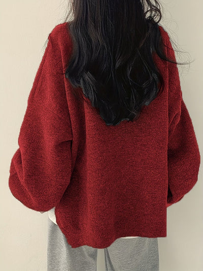 Noémie™ | Pull décontracté à Col Rond