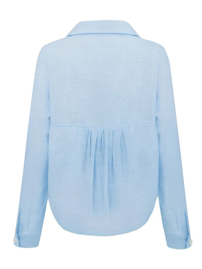 Michèle™ | Chemise en Lin à Manches Longues