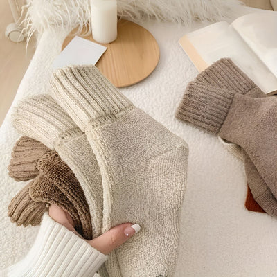 Chaudouce™ | Lot de 5 paires de Chaussettes Teddy