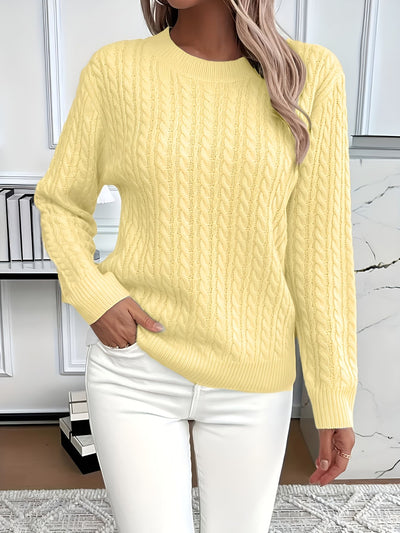 Audrey™ | Pull à Manches Longues Côtelé