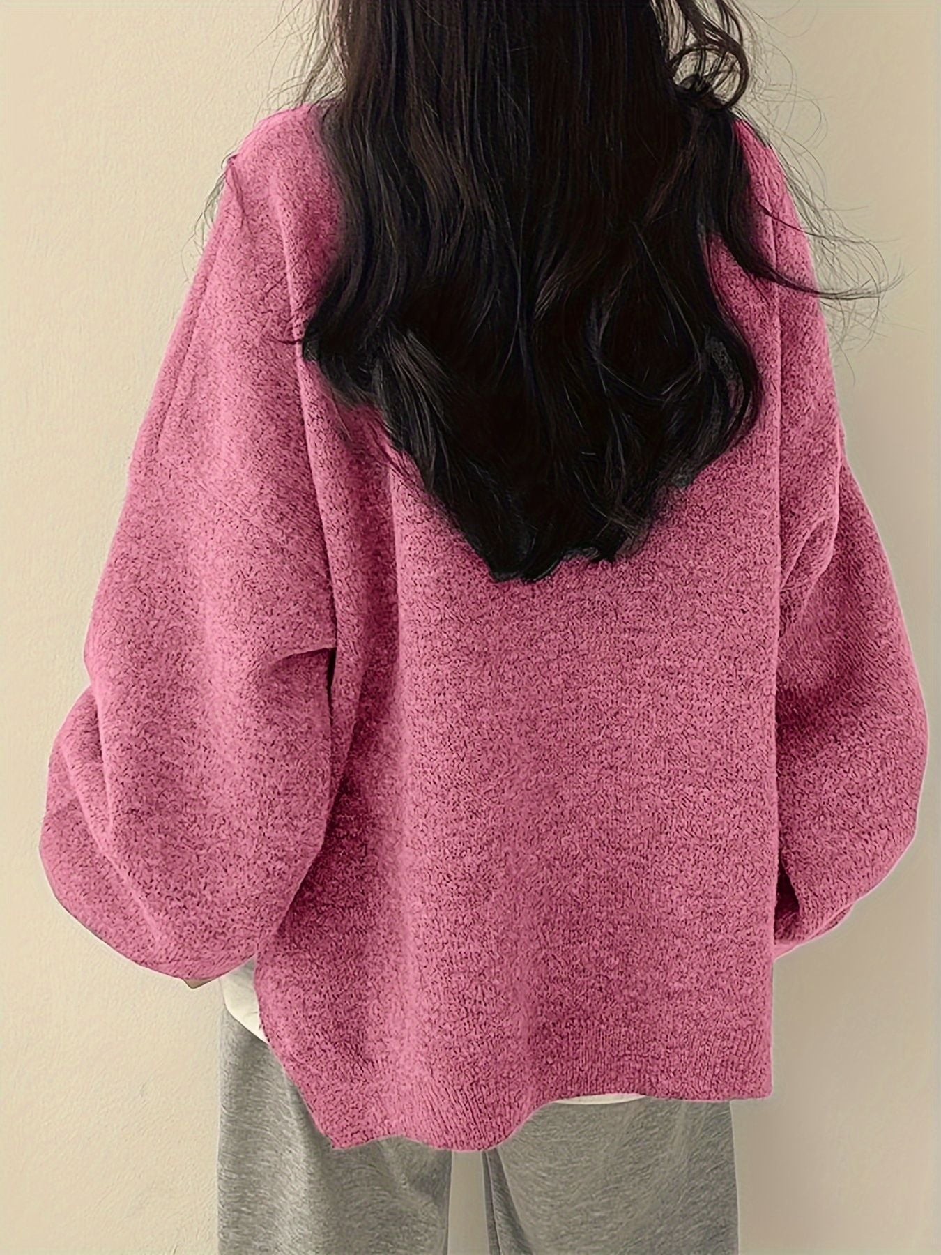 Noémie™ | Pull décontracté à Col Rond