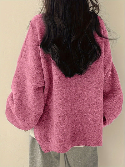 Noémie™ | Pull décontracté à Col Rond