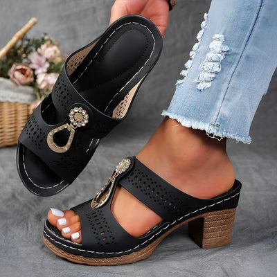 Mathilde™ | Sandales Orthopédiques Chic et Confortables