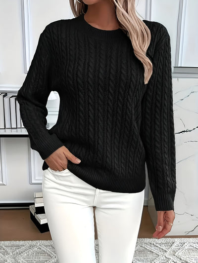 Audrey™ | Pull à Manches Longues Côtelé