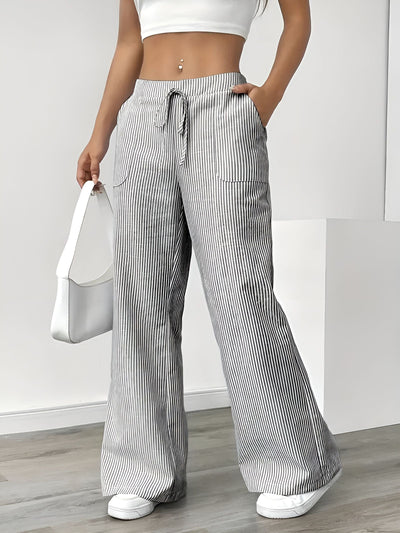 Disa™ | Pantalon Rayé Élégant
