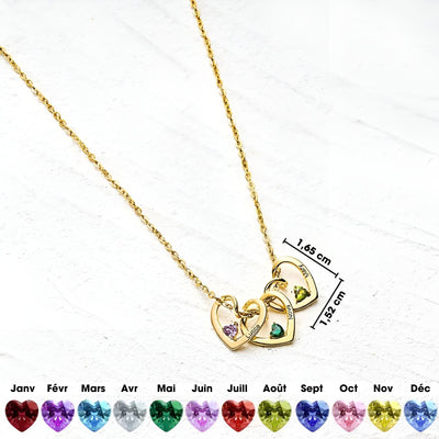 Coeurlien™ | Collier Personnalisé pour Maman & Mamie