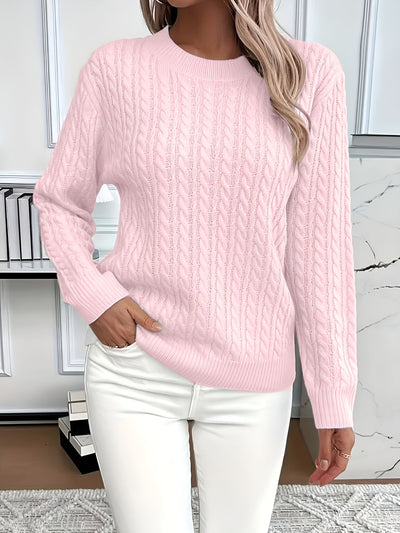 Audrey™ | Pull à Manches Longues Côtelé