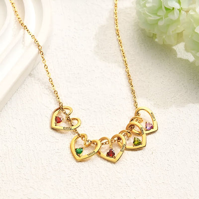 Coeurlien™ | Collier Personnalisé pour Maman & Mamie