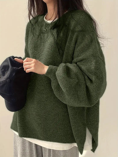 Noémie™ | Pull décontracté à Col Rond