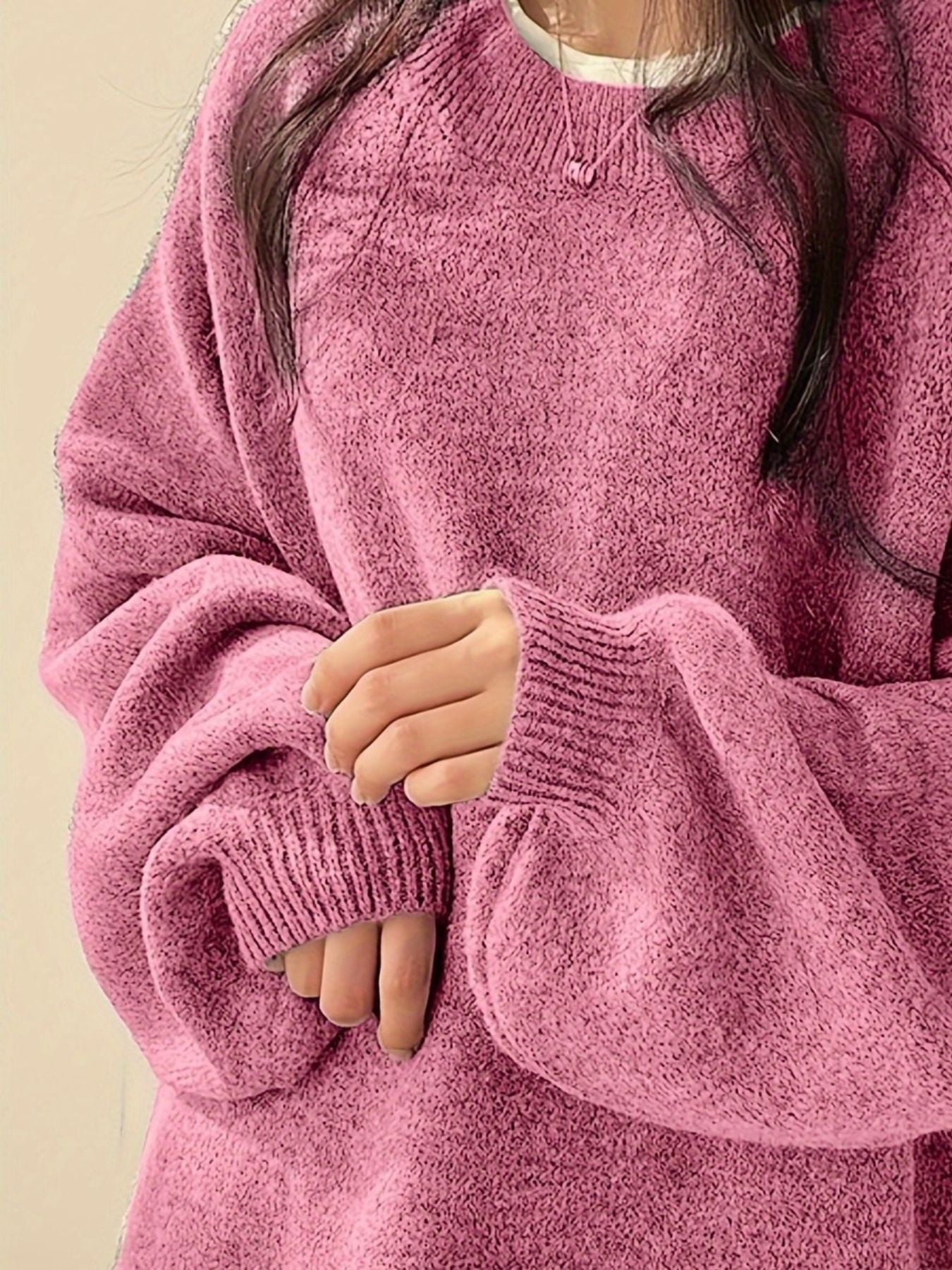 Noémie™ | Pull décontracté à Col Rond